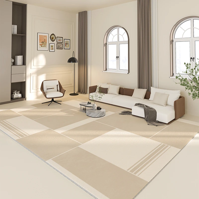 Japanese Cream Color Living Room Decoration Carpet Modern Bedroom Bedside Plush Carpets Home Balcony Bay Window Fluffy Soft Rug