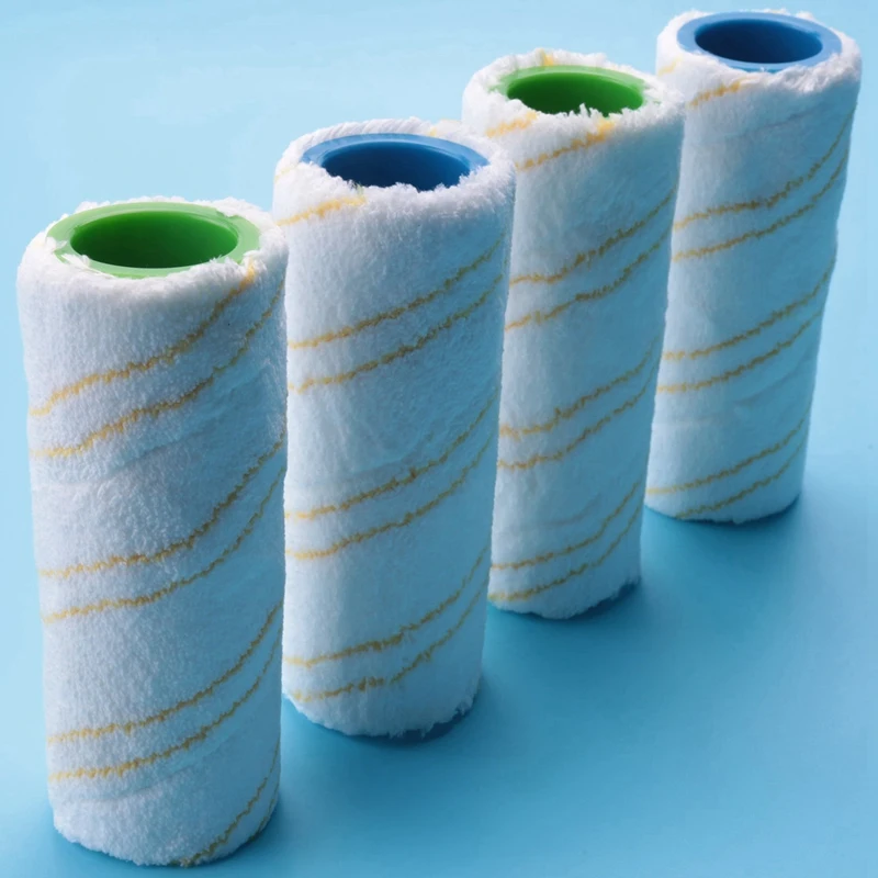 A05G-12 Pieces Set Of Rollers For Karcher FC5 FC7 FC3 FC3D Electric Floor Cleaner Replacement Rollers 2.055-006.0 Yellow