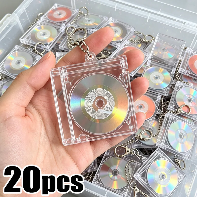 1/5/10/20pcsNFCFunctionalMiniCDCaseKeyChainsPeripheralCommemorativeAlbumKeyHolderforDIYBackpackPendantKeyring-AliExpress36