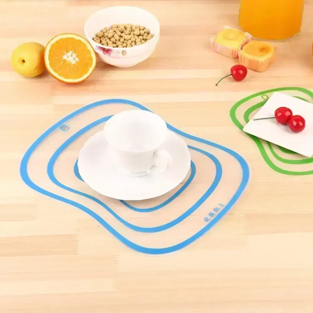 Chopping Blocks Kithcen Flexible Clear Good Cutting Boards Non-slip Fruit Vegetable Meat Chopping Board Kitchen Table Cutting