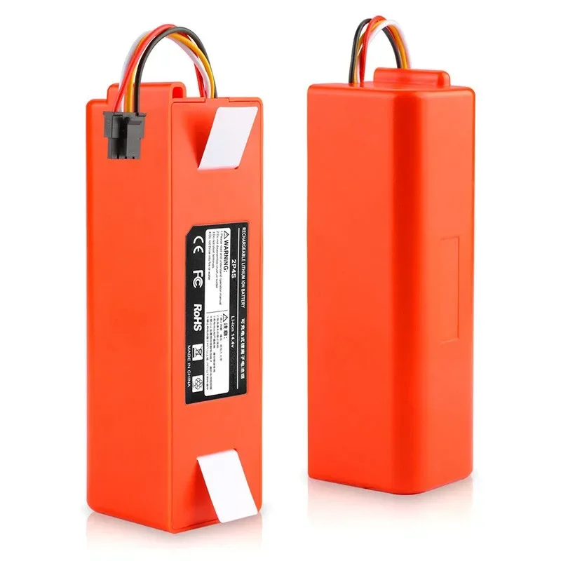 Imagem -02 - Bateria de Substituição para Aspirador Robótico Bateria Original para Xiaomi 1s 2s Roborock S55 S60 S65 S50 s5 Max s6 14.4v 12800mah