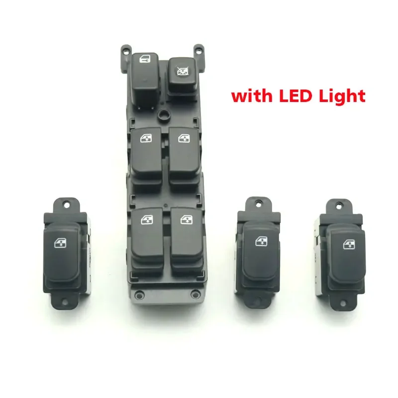 For Kia Carens 2007 2008 2009 2010 2011 Auto Power Window Glass Lift Control Switch Button With LED Backlight