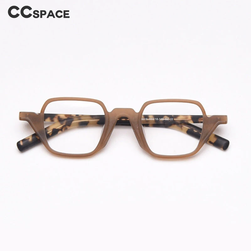 49812 Retro Acetate Optical Glasses Frames Men Women Fashion Prescription Eyeglasses Frosted Material