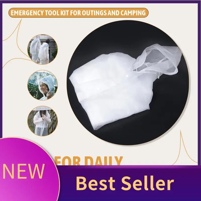 

ABHI-дождевик, комплект из 2 дождевых пончиков для мужчин, женщин и взрослых, многоразовый портативный дождевик, водонепроницаемый с эластичными рукавами