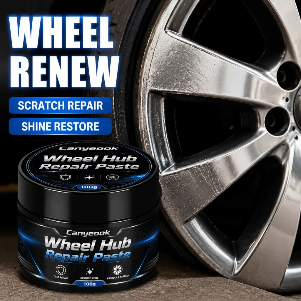 CANYEOOK Wheel Hub Repair Paste - Restores Scratches & Scuffs, Metal Shine Renewal, Anti-Oxidation Protection for Alloy Wheels