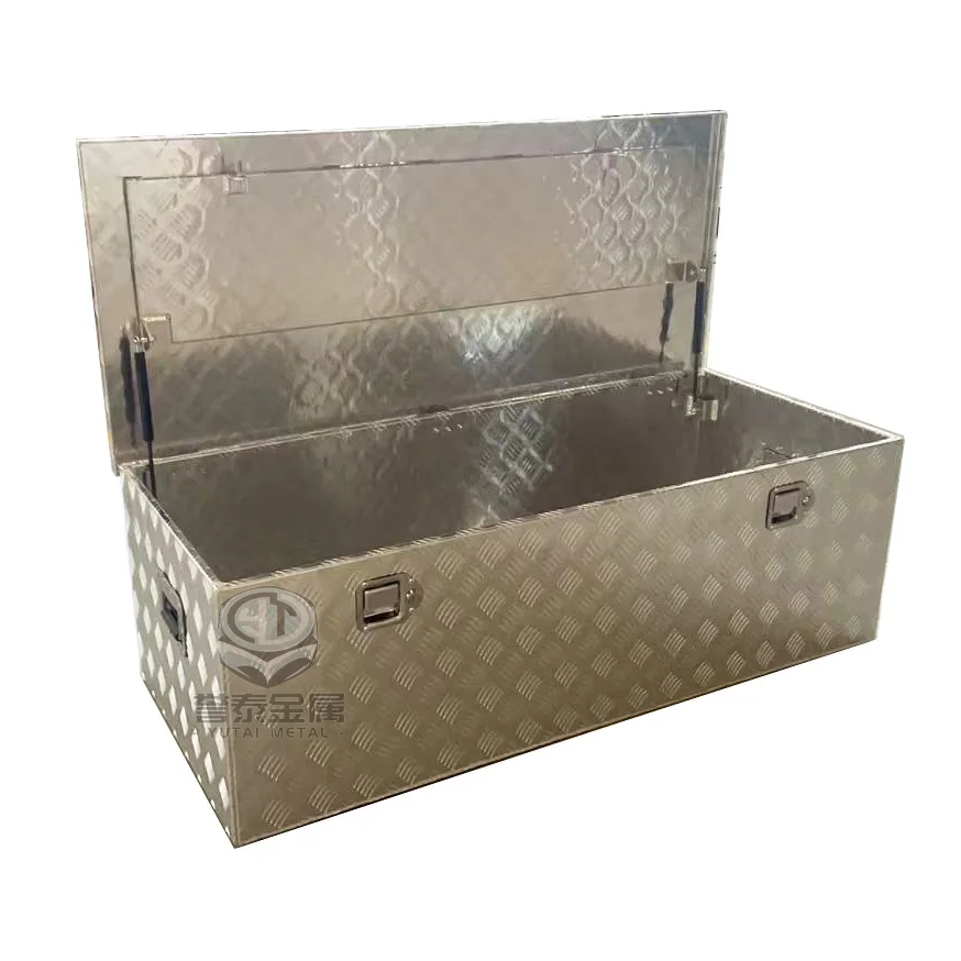 

Алюминиевый ящик для инструментов, многофункциональный автомобильный портативный ящик для хранения