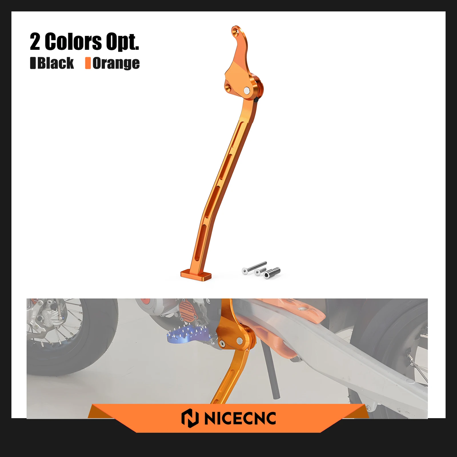 

For KTM SXF 450 350 250 SX 125 SX150 2011-2015 SX250F SX350F SX450F Factory Edition SX 125 150 250 Kickstand Kick Side Stand CNC