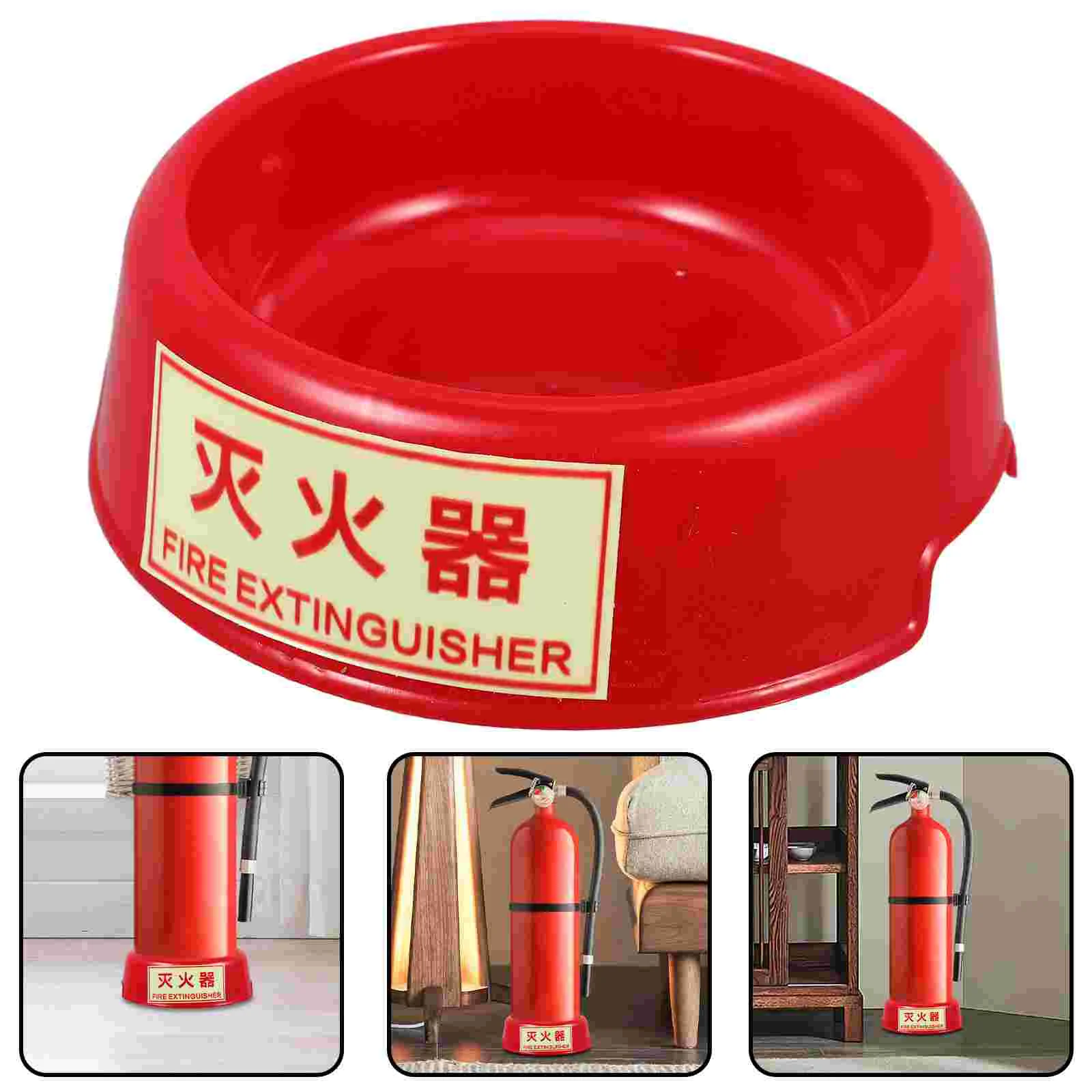 Fire Extinguisher Base Stand Holder Plastic For Storage Holders Luminous Bracket Support