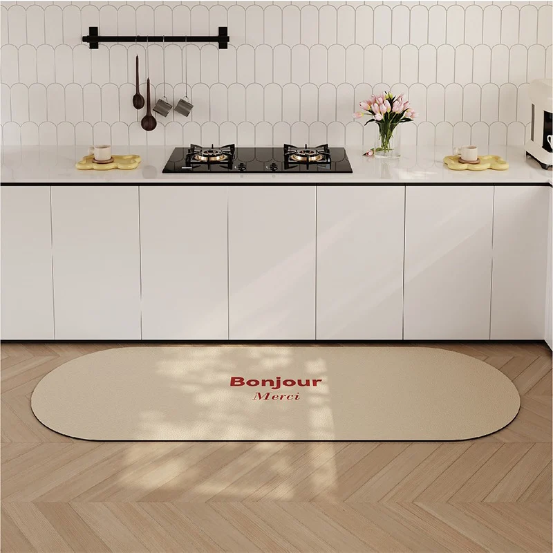 

Напольный коврик для кухни, нескользящий водонепроницаемый и маслостойкий ковер, однотонный коврик с буквами, украшение для дома, коврик 주방 카펫 Alfombra