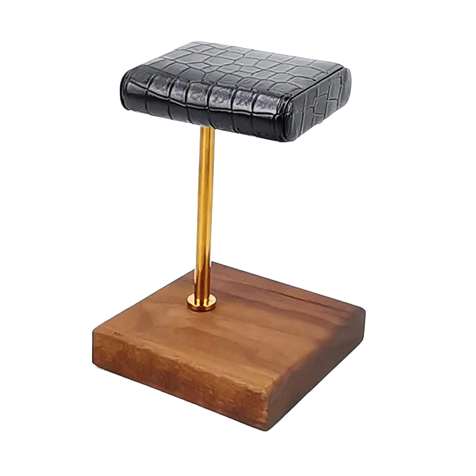 Watch display Stand | Handcrafted Leather Natural Marble base | Great Gift for Your Boyfriend, Husband, Father