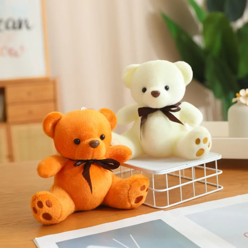 男の子と女の子のためのかわいいクマの人形、柔らかいぬいぐるみ、かわいい動物、誕生日プレゼント、結婚式の贈り物、20cm