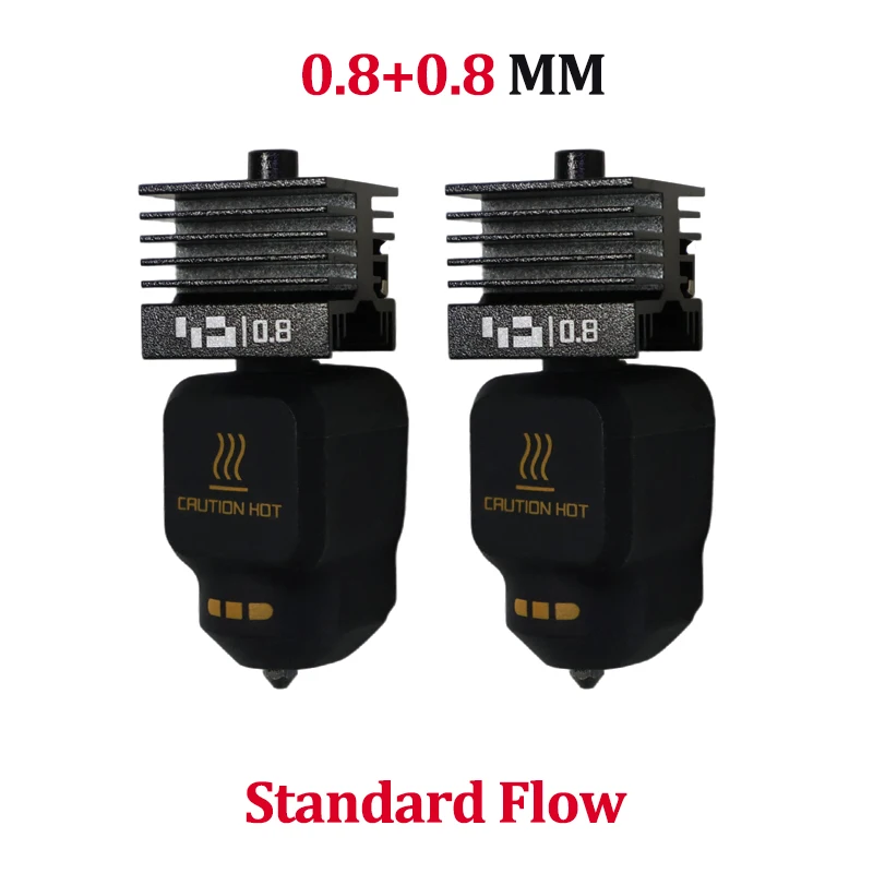 Upgrade P2S/X2D Hotend voor Bambu Lab X2D Standard Flow Hotend Hoge Kwaliteit Afdrukken Verwijderbare nozzle 0.2 0.4 0.6 0.8 Hotend kit