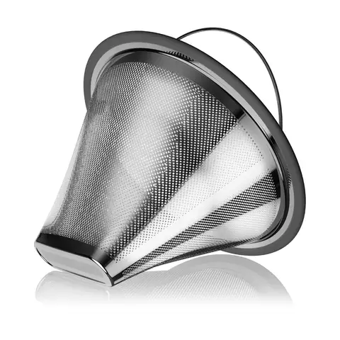 Filtro de café reutilizable para Technivorm Moccamaster KBGV KBT, malla de acero inoxidable, filtro de Metal duradero para elaboración sostenible