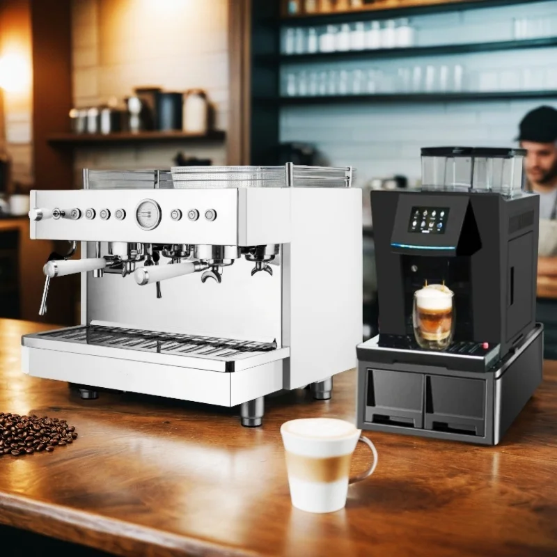 Professional Barista Manual Coffe Maquina Cafetera Expreso Expresso Best Italian CAFE Commercial COFFEE s ESPRESSO Machine