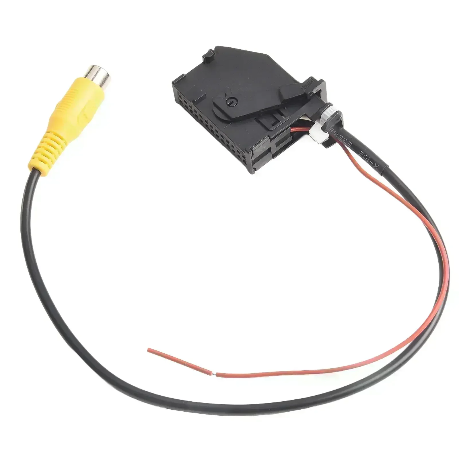 For Skoda 26 Pin Connector Reverse Backup Camera RCA Cable Adaptor Easy to Use Design Quick and Simple Installation