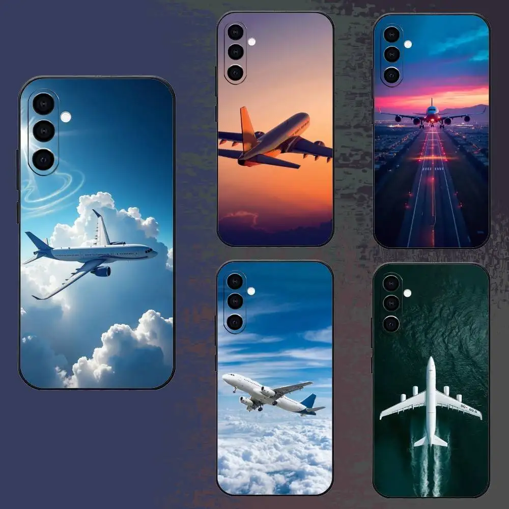 

AirPlan Phone Case For Samsung Galaxy A73,A72,A71,A70,A52,A51 Others Soft Black Cover