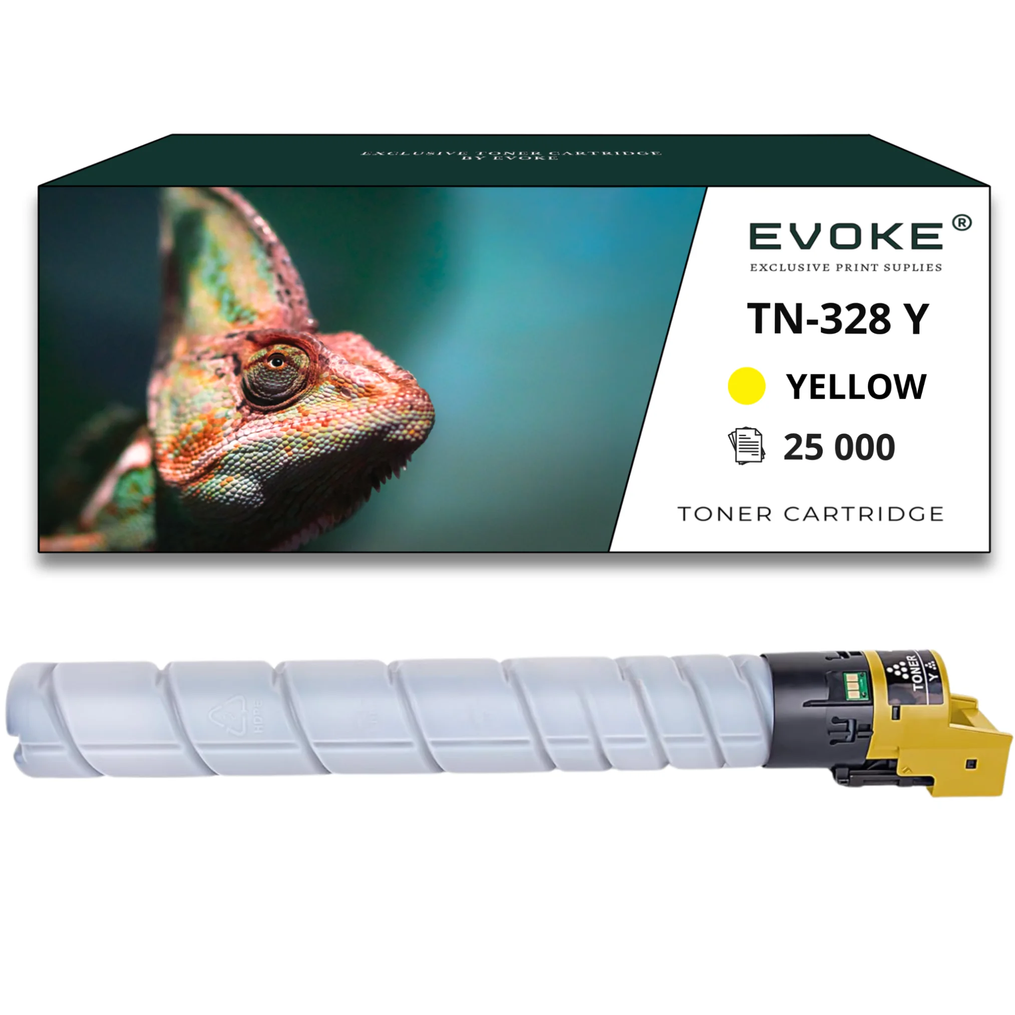 Evoke Compatibele Toner voor Konica Minolta Tn-328Y Tn328Y Tn-328 Tn328 Geel 25000 Pagina's C250I C300I C360I