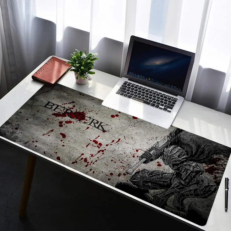 Mouse Pad PC Non Slip Rubber Cartoon Mousepad Laptop Gamer Cabinet B-berserk Keyboard Pad Office Computer Gaming Desk Mouse Mat