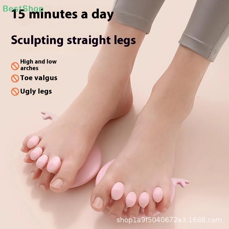 バ Victoria Jobs2 Stück Fußgewölbe-Trainer für Fitness, Beine, Zehen, Plantarfunktion, Übungsgerät, Daumen-Valgus-Korrektor