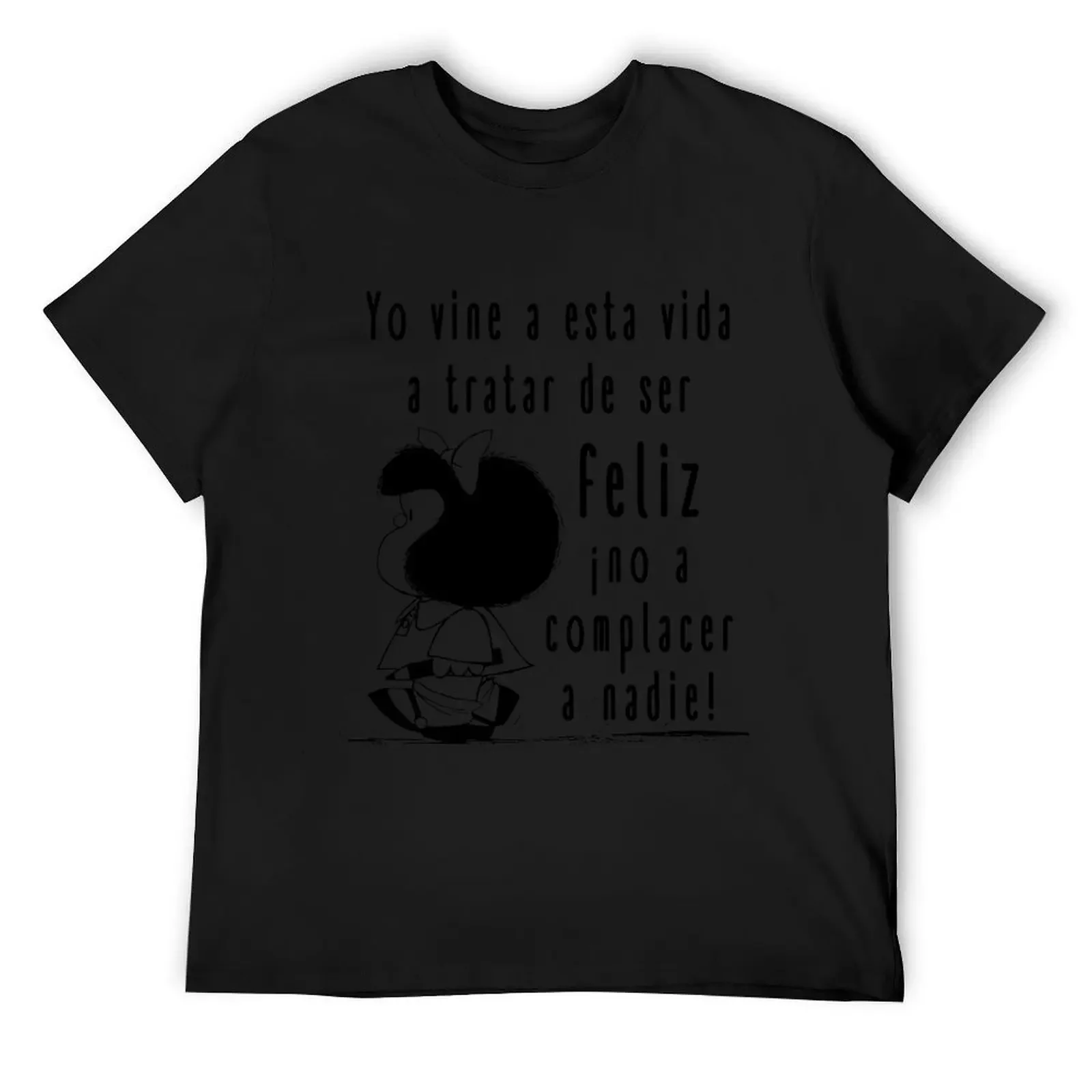 Mafalda phrases shirts quino T-Shirt vintage clothes plus size clothes essential t shirt vintage Men's t-shirt