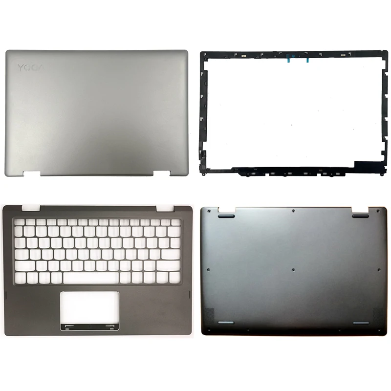 

New Laptop LCD Back Cover For Lenovo Yoga 330-11 330-11IGM FLEX11 FLEX6-11 Front Bezel Palmrest Bottom Base Top Case Shell Grey