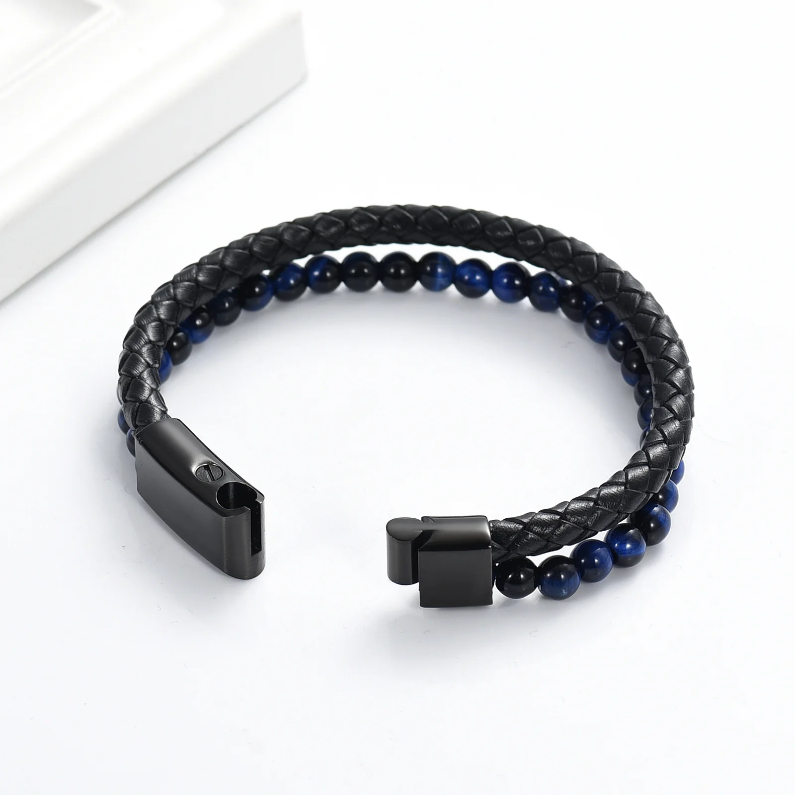 Cremation Jewelry Bead Urn Bracelet for Ashes for Women Men Keepsake Memorial Cuff Bangle Wristband Bracelet for Men