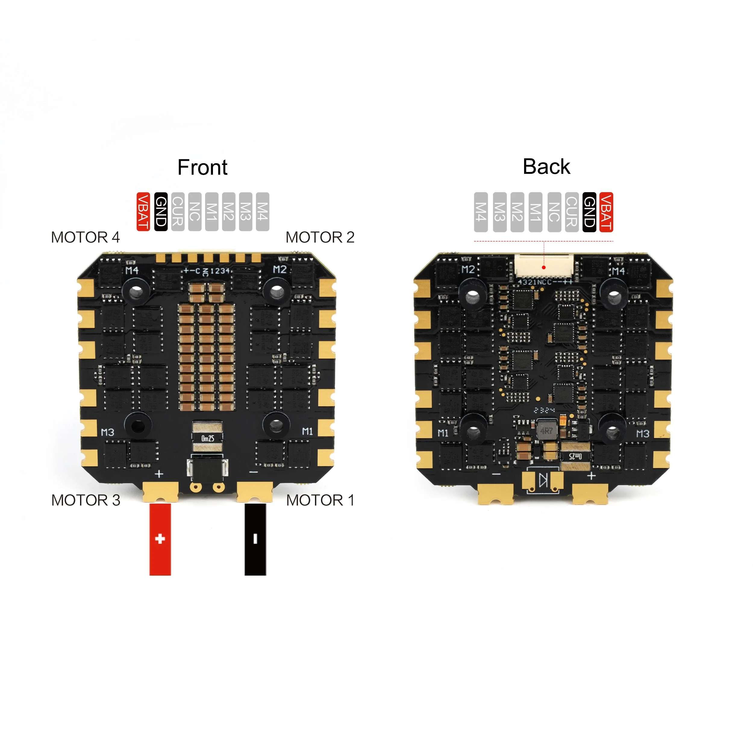 Axisflying Argus Stack 80A+F405 6S Flight Control Suitable for 13 inch FPV Freestyle Drone