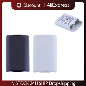 Plastikschalen -Batterie zurück mit Aufkleber, Batterieabdeckung des drahtlosen Controllers, Spielzubehör für Xbox 360, Schwarz und Weiß 12 Hauptverkaufsaustausch Xbox 360 White - №8