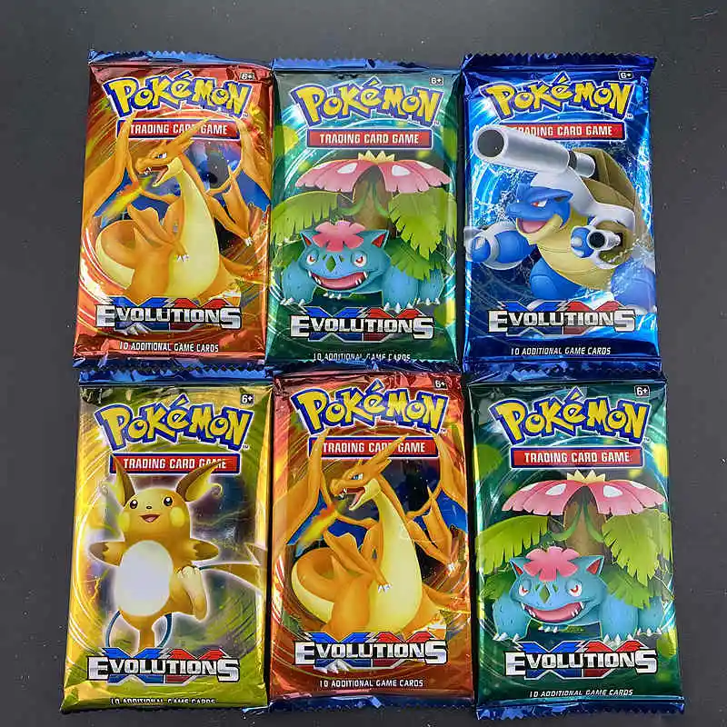 10/20pc Pokemon Card Evolutions Game Cards Trading Play Toys Battle Styles Darkness Ablaze Children Gifts Pokemon Booster Box