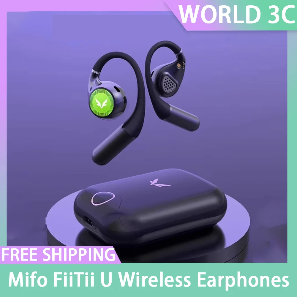 Mifo FiiTii U Wireless Earphones Bone Conduction Earbuds Bluetooth 5.4 IPX7 Waterproof Customized AI Sports Headsets