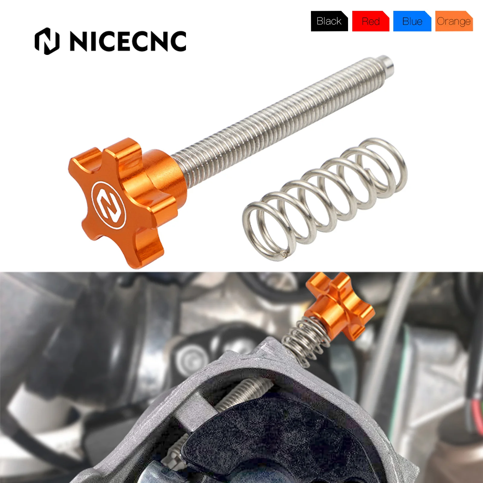 

NICECNC For KTM EXC XCW 300 250 TPi Husqvarna TE 300i 250i 2018-2023 GasGas EC 300 250 2021-2023 TPI Idle Speed Adjuster Screw