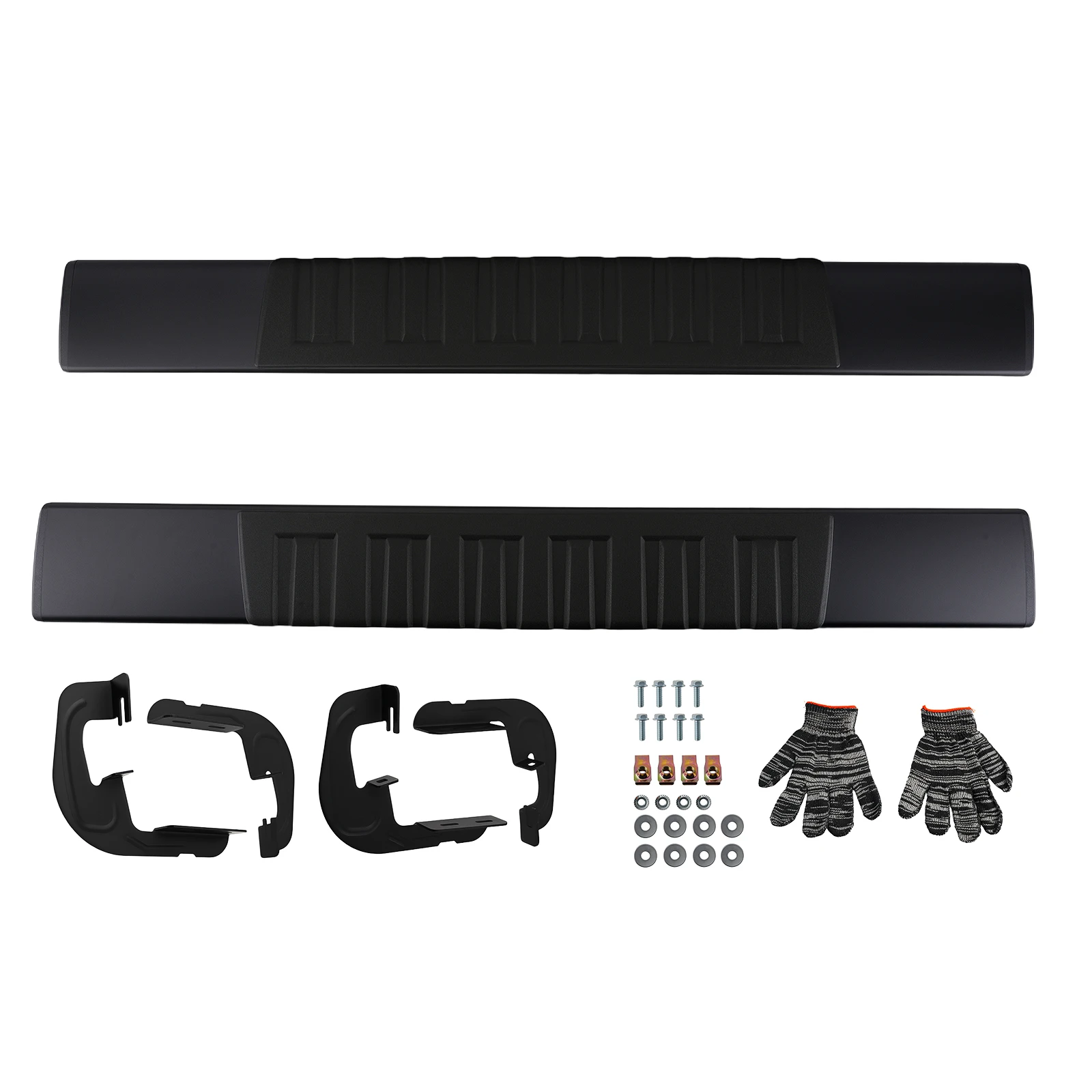 Side Steps Running Board Non-Slip for GMC Sierra Silverado HD 07-19 Standard Cab