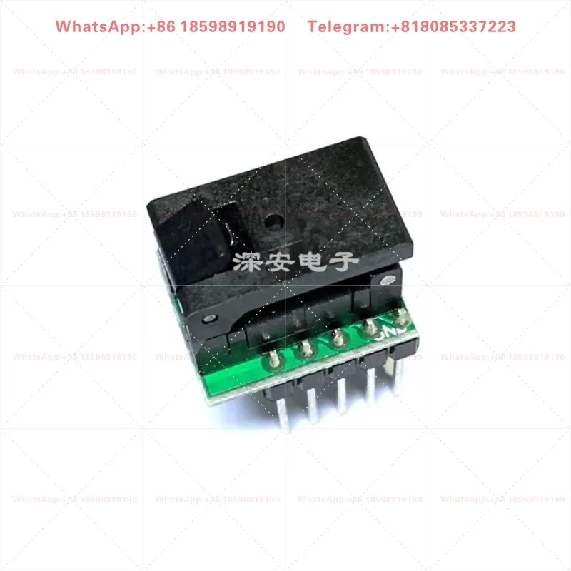 DFN/QFN8 pin pitch 0.65 size 3X3 programming test socket flip probe programming socket IC programming
