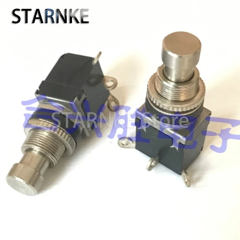 1PCS High Quality Sewing Machine Foot Pedal Switch 3 pin cylindrical Press Switching Reset Switch