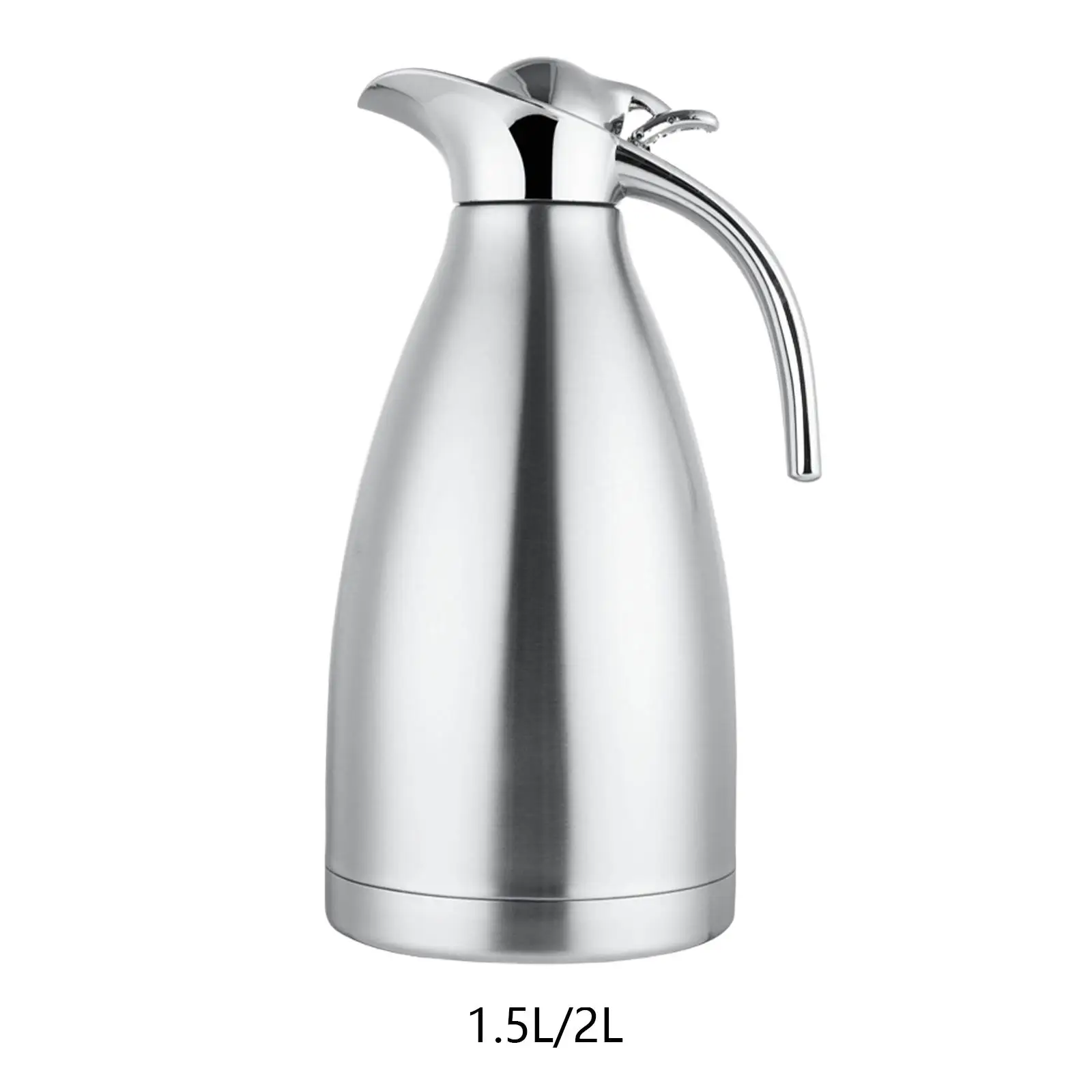 Stainless Steel Thermal Coffee Carafe Reusable and Handle Vacuum Insulated Pitcher for Tea Coffee Lemonade Hot Liquids Holiday