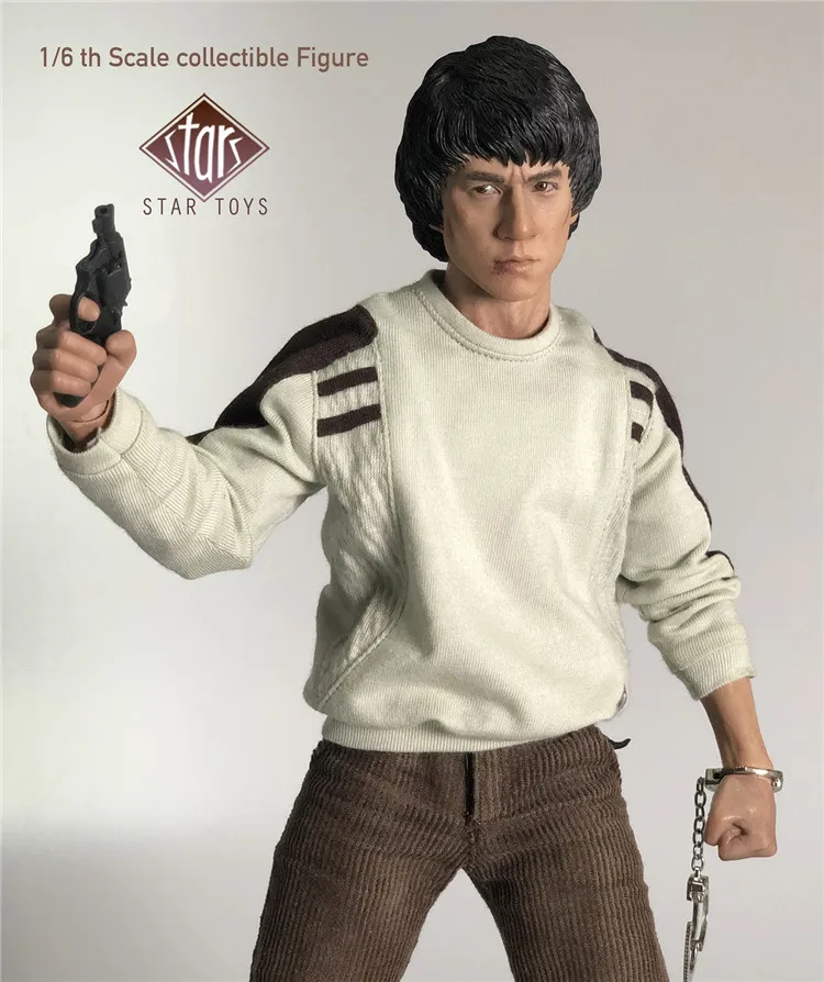 STAR TOYS-Figuras de Ação Soldado Masculino, Jackie Chan, Conjunto Completo, 12 '', 12'', Modelo em Estoque, STT-001, 1:6