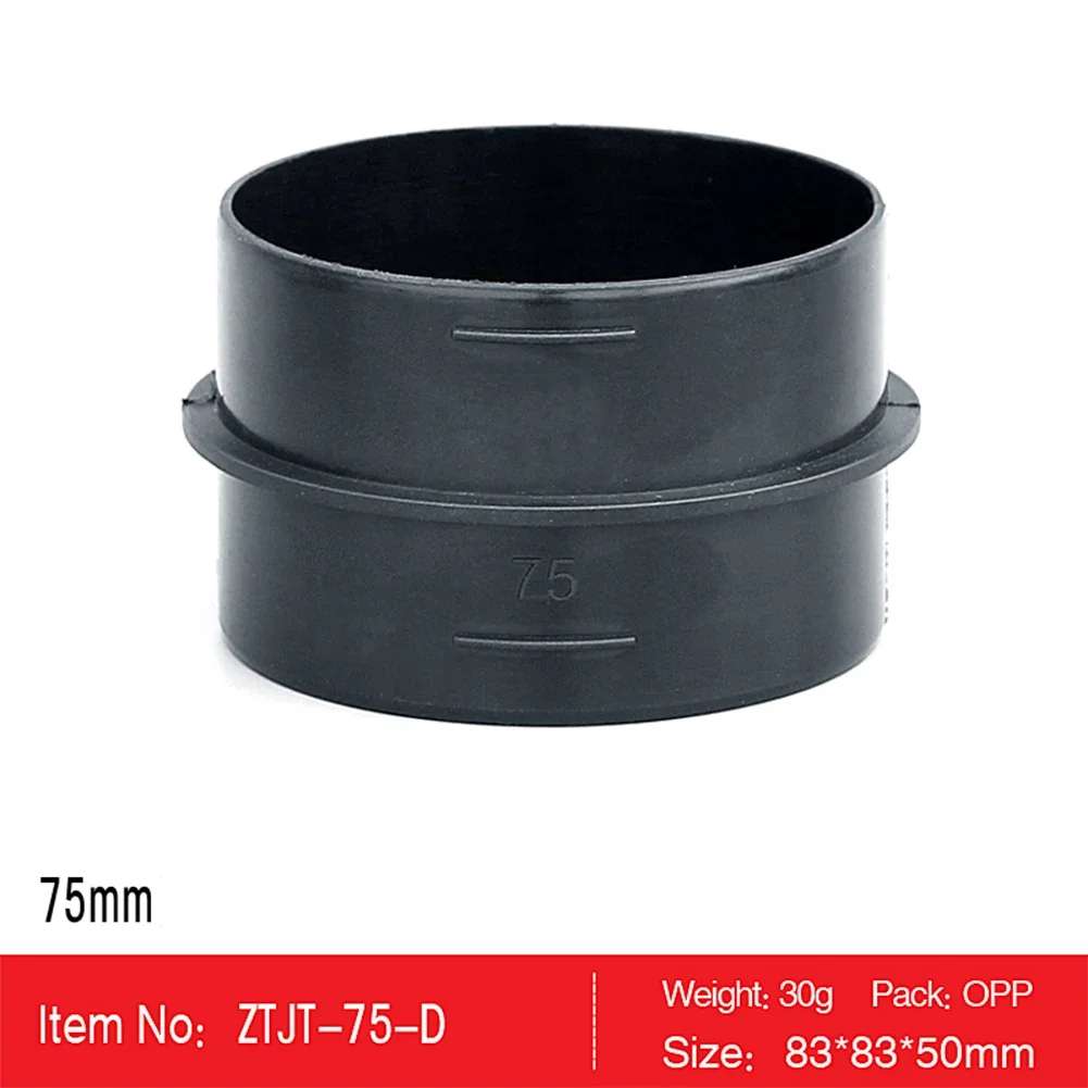 

Parts Duct Joiner Connector Pipe Plastic Tool 75mm Accessories 1 Pcs 221000010006 Black Ducting For Eberspacher