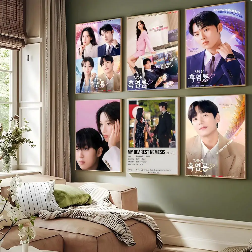 TV Series My Dearest Nemesis Poster Waterproof Sticky Wall Art Print For Bedroom Living Room Hallway Bar Home Decor
