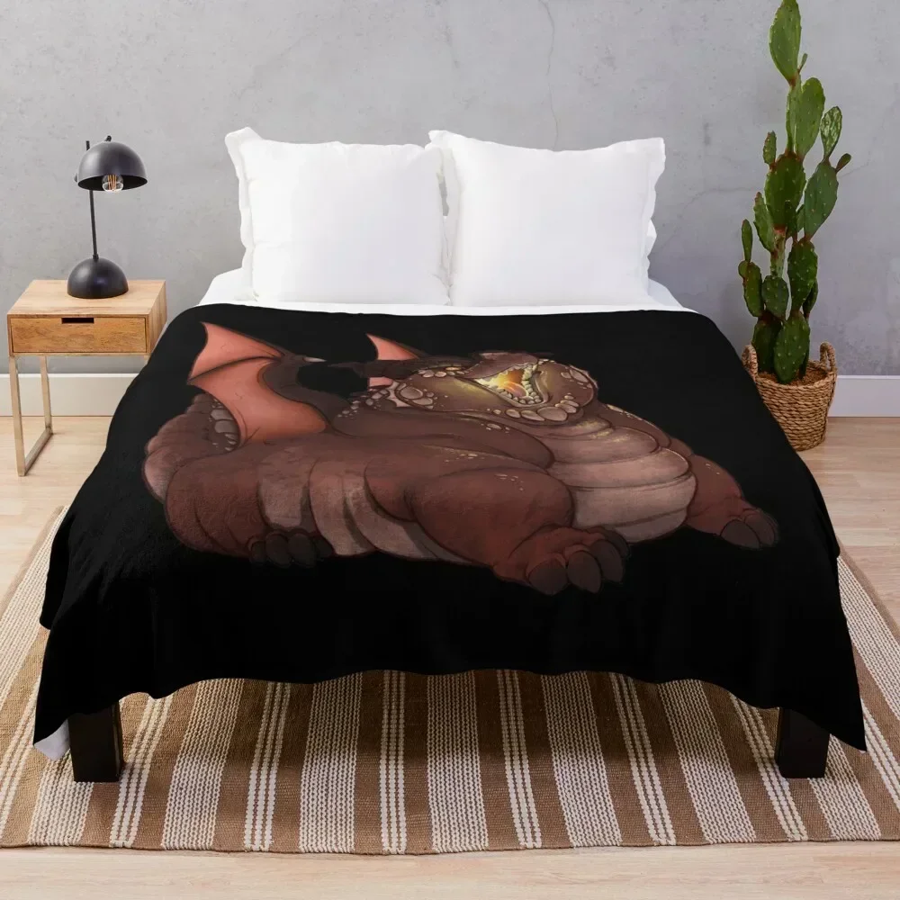 

Themberchaud Fat Dragon from DnD movie Throw Blanket Lightweight Warm Blanket for Travel Camping