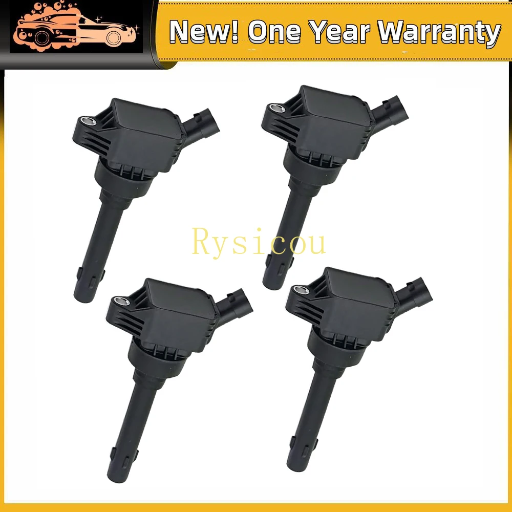 4Pcs F01R00A092 Ignition Coil For Chery Tiggo 5 5x 7 8 Arrizo GX 5/7 Jetour X70 X70S X90 X95 Cowin X5 1.5T Qoros 3 E4T16-3705110