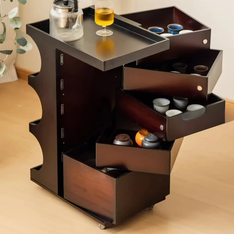 

Rotating Drawer Nightstands Wood Nature Designer Vintage Bedside Nightstands Bedroom Weird Storage Criado Mudo Bedroom Furniture