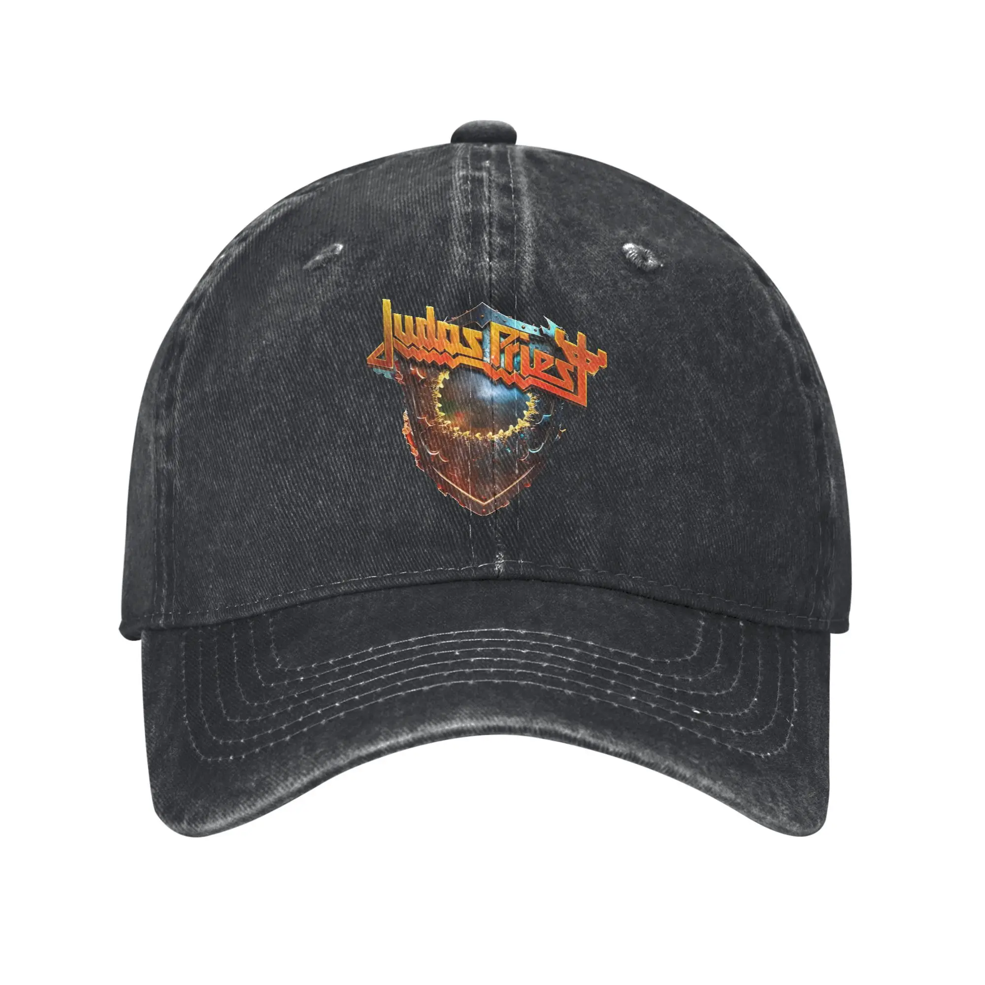 

Judas Priest Shield Of Pain Tour 2025 Baseball Cap Distressed Washed Band Snapback Cap Unisex Outdoor Workouts Adjustable Hats