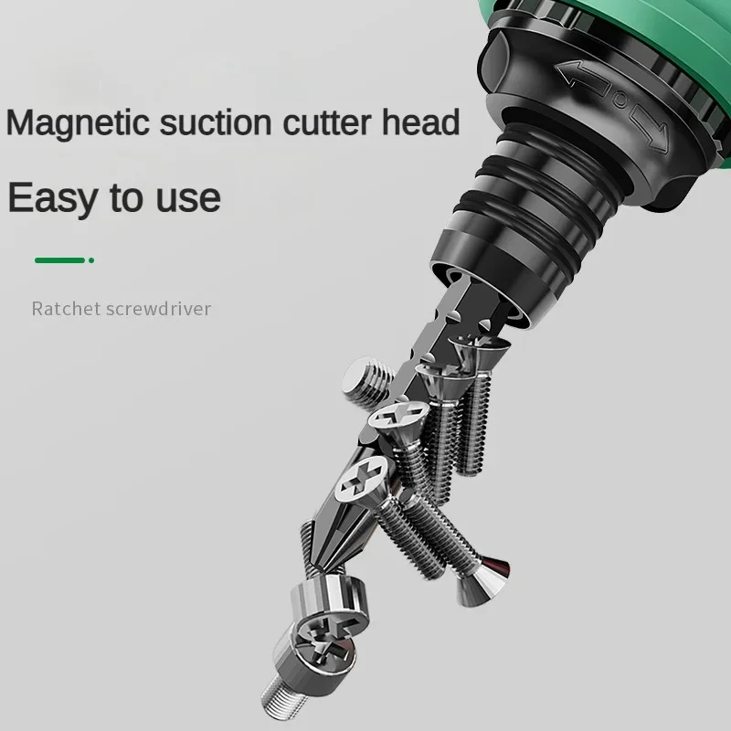 Xiaomi High Quality Ratchet Screwdriver Set Multifunctional Adjustable Magnetic Drill Bits Cross Shaped Plum Blossom Screwdriver