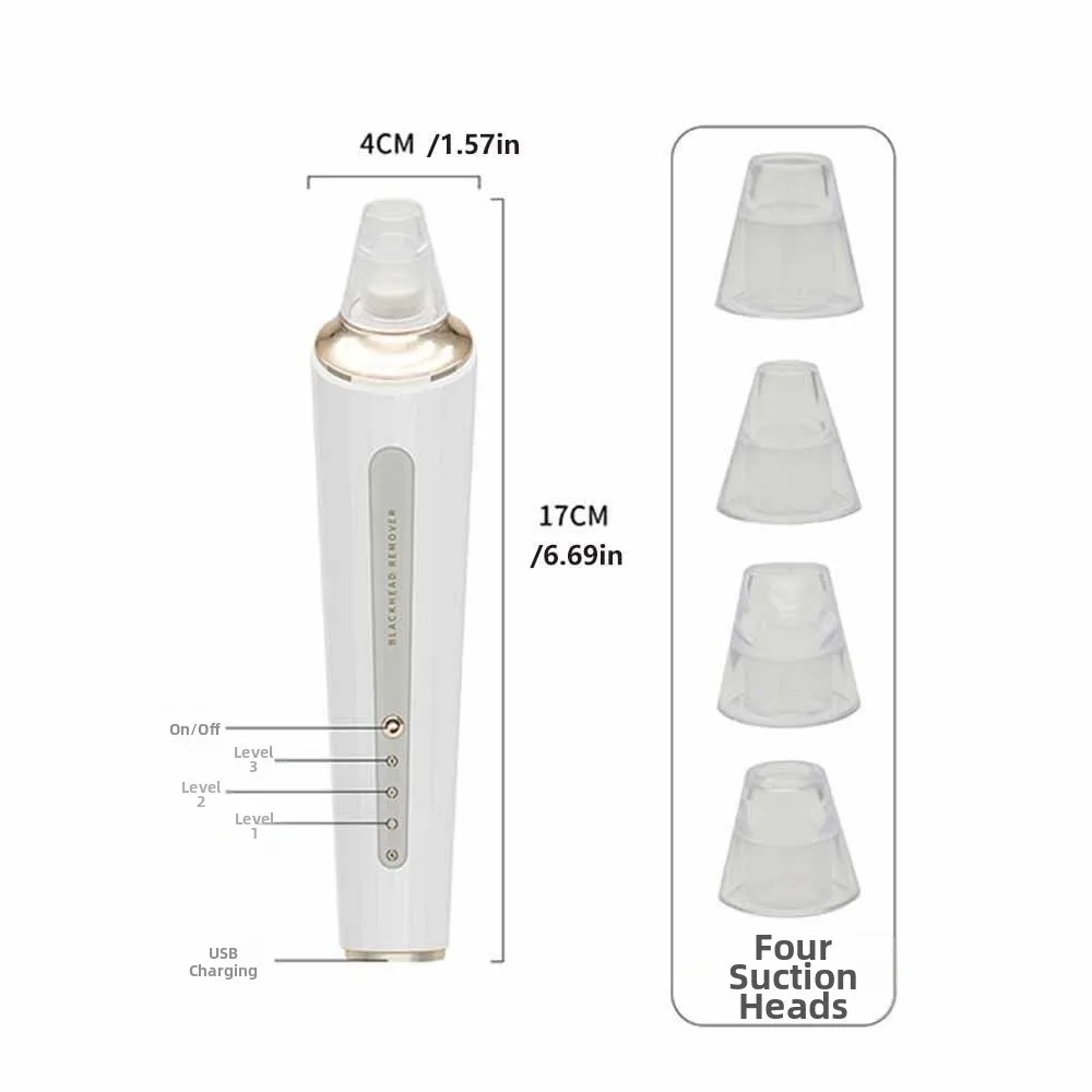 Nettoyage électrique des pores à puissance réglable, aspiration électrique Rechargeable, dissolvant de points noirs, sans endommager les Pores, nettoyage du visage