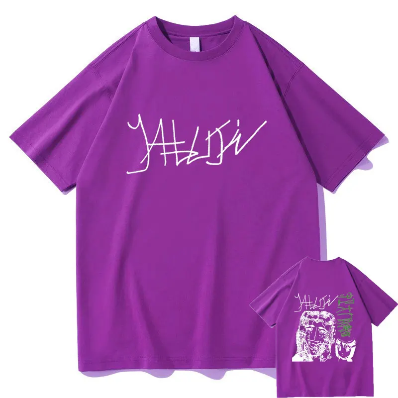 Yabujin-Camiseta estampada para hombre y mujer, camisa de manga corta 100% de algodón, Estilo Vintage, Hip Hop
