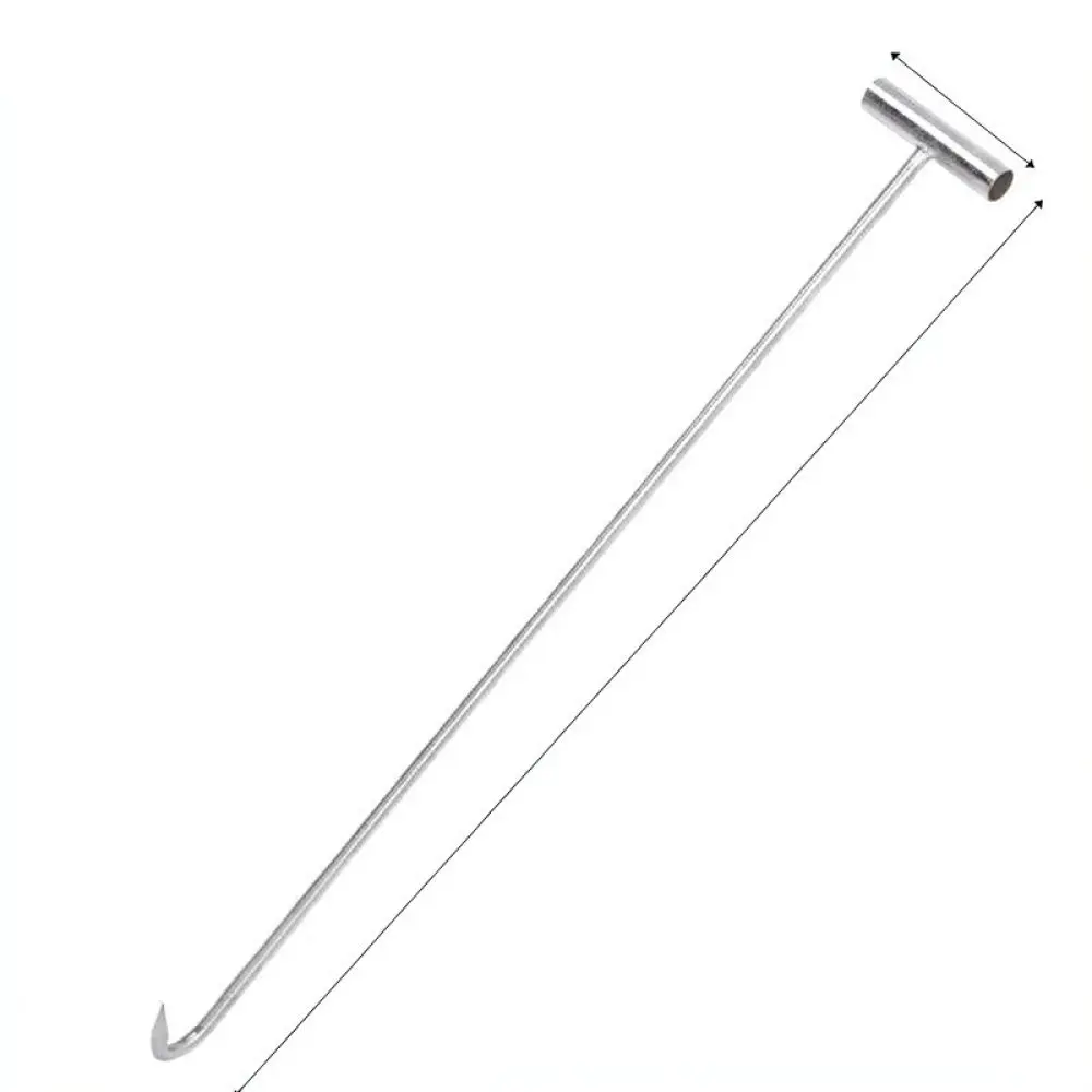 Heavy Duty Stainless Steel Meat Hook T Shape Butcher Tool For Efficient Handling Slaughtering And Cold Storage Hanging Tasks