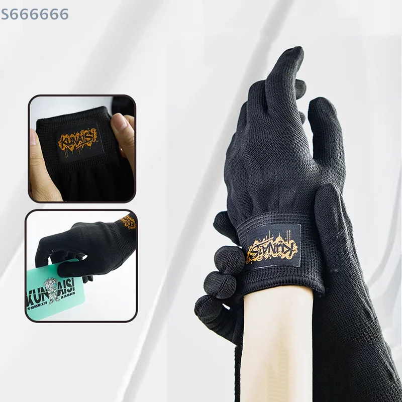 디럭스 자동차 필름 적용 장갑, 페인트 및 필름 사용을 위한 먼지 없는 제품, 폴리에스터 섬유로 제작, 전기 필요 없음