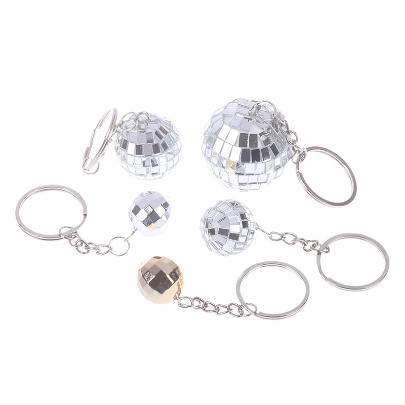 Adorable Keychain Pendant Keychains Decorative Bag Disco Ball Keyring Exquisite Keychain Pendant Decor Decorative Ball Hanging