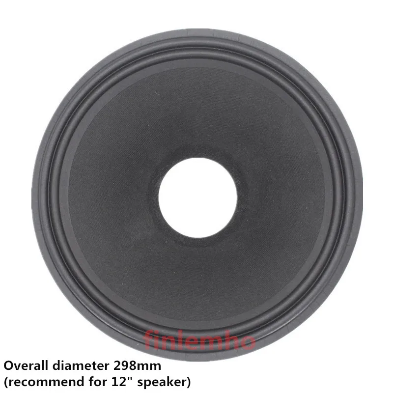 1PC Speaker Woofer Paper Cone 298mm M Shape Cloth Surround Repair Kit Voice Coil 76mm For Home Theater Studio DIY System