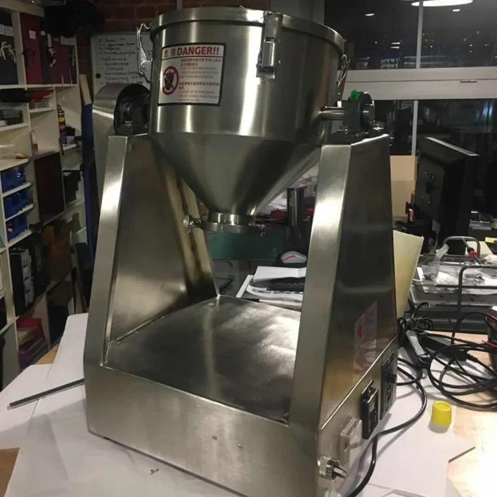 Rotary Cone Chemical Dry Powder Mixing Machine Blender Mixer Powder Chemical Additive Food Maize Mixer